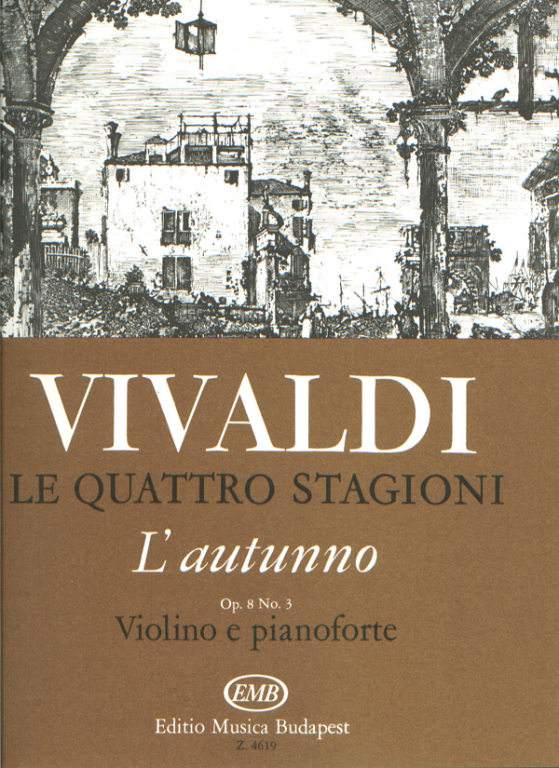 Vivaldi - Four Seasons Op8/3 Autumn - Violin/Piano Accompaniment EMB Z4619