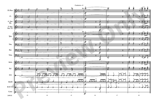 Estancia – Marching Band Conductor Score & Parts (Digital Download)
