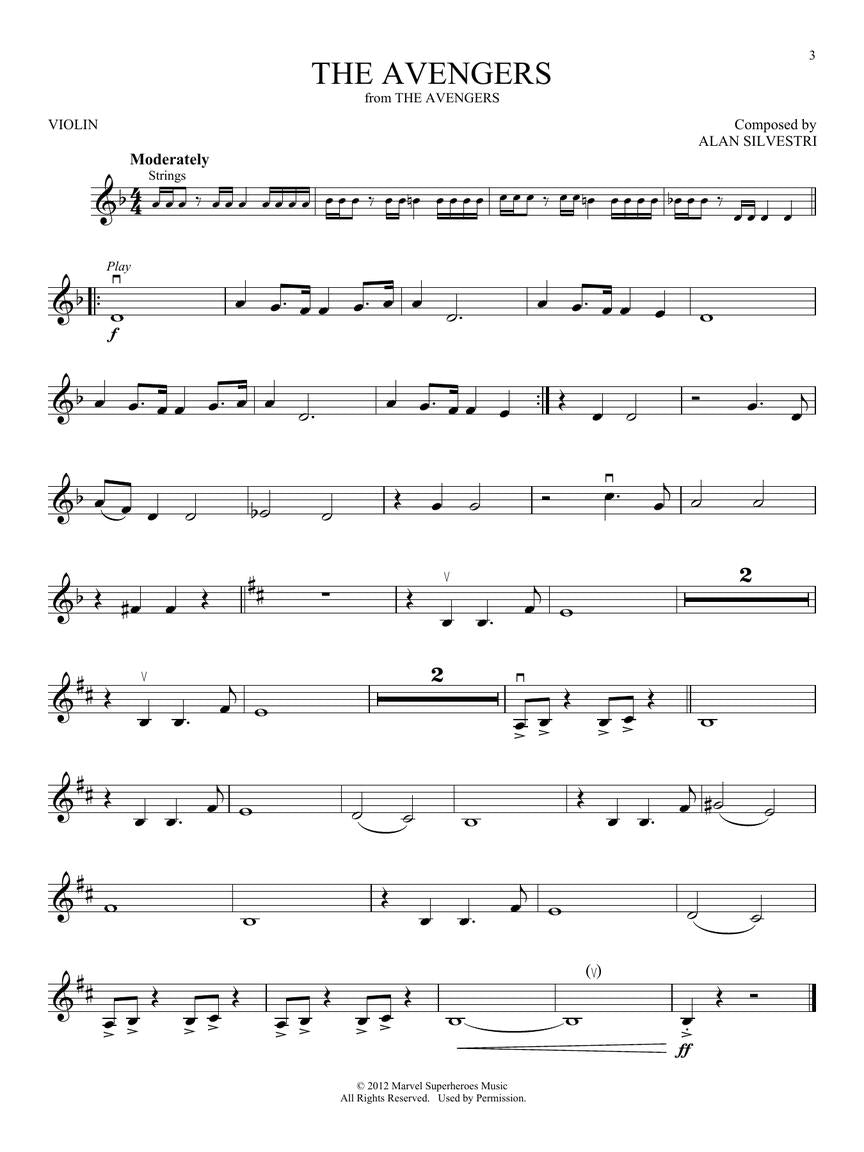 Superhero Themes Instrumental Playalong - Violin/Audio Access Online Hal Leonard 363202