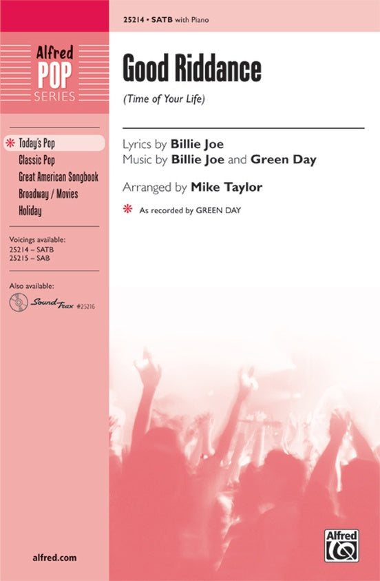 Good Riddance (Time of Your Life) – SATB Choral Octavo (Digital Download)