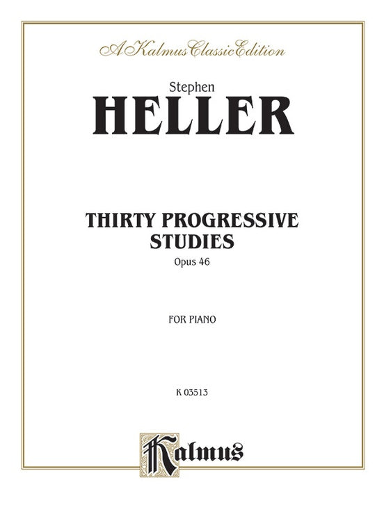 Heller - Studies, Op. 46 - Piano Solo (Digital Download)