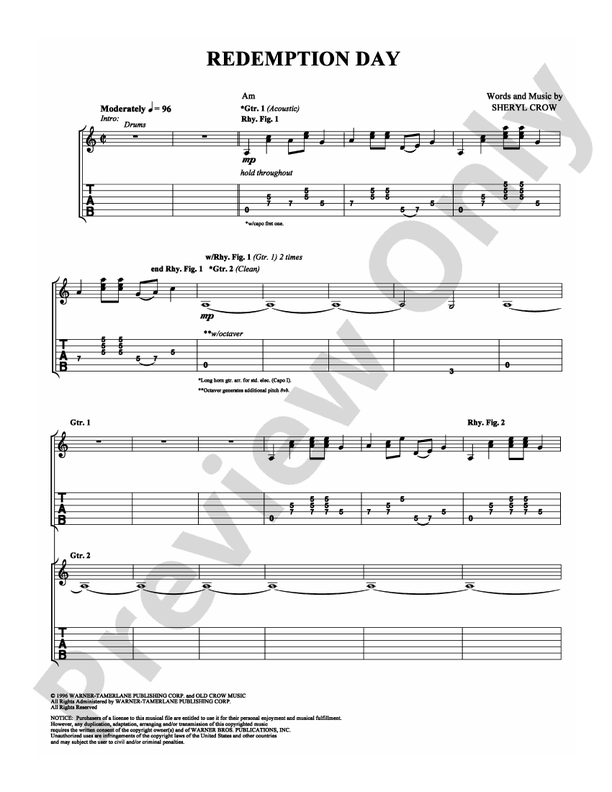 Redemption Day - Guitar TAB (Digital Download)