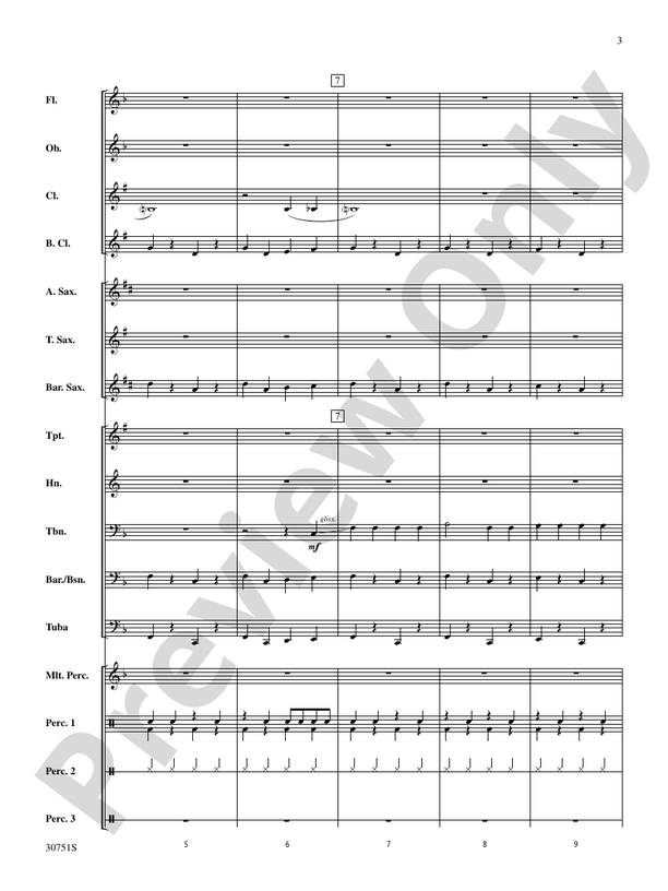 Dem Bones - Concert Band Conductor Score & Parts (Digital Download)