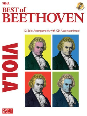 Best of Beethoven - 12 Solo Arrangements with CD Accompaniment - Viola Ludwig van Beethoven Cherry Lane Music /CD