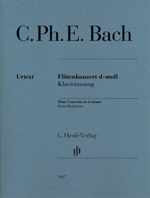 Bach CPE - Concerto in Dmin - Flute/Piano Accompaniment Henle HN1207