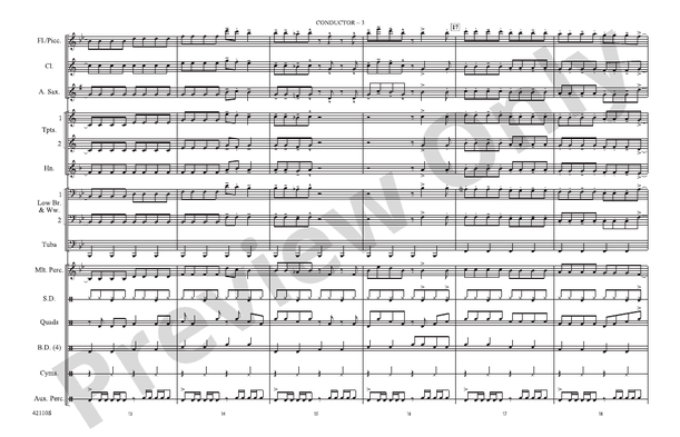 Funkytown – Marching Band Conductor Score & Parts (Digital Download)