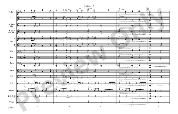 Estancia – Marching Band Conductor Score & Parts (Digital Download)