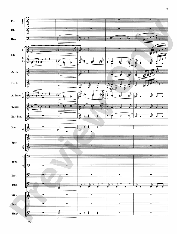 William Tell Overture - Concert Band Conductor Score & Parts (Digital Download)