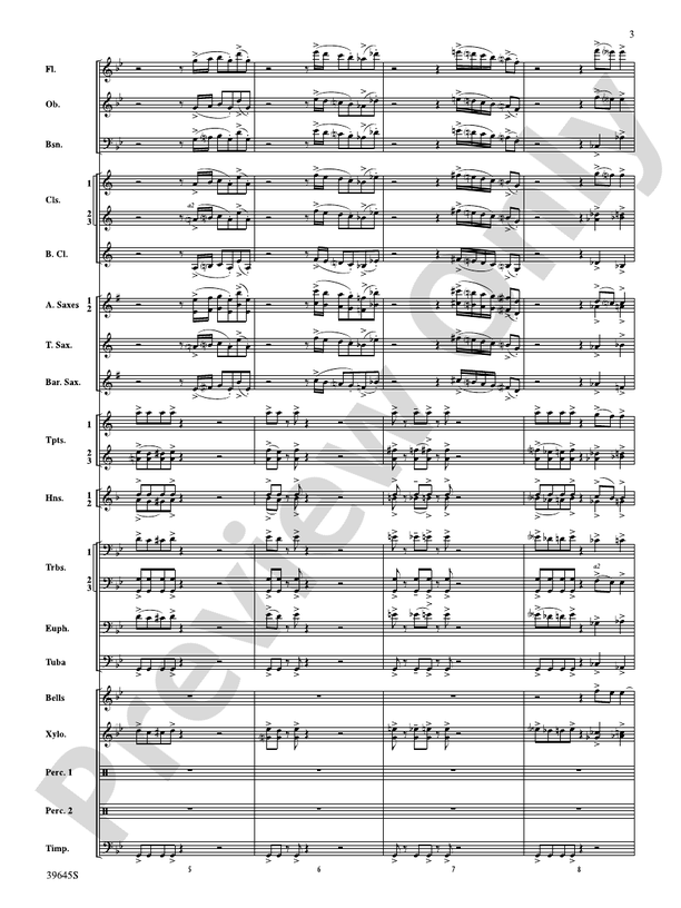 Whirlybird - Concert Band Conductor Score & Parts (Digital Download)