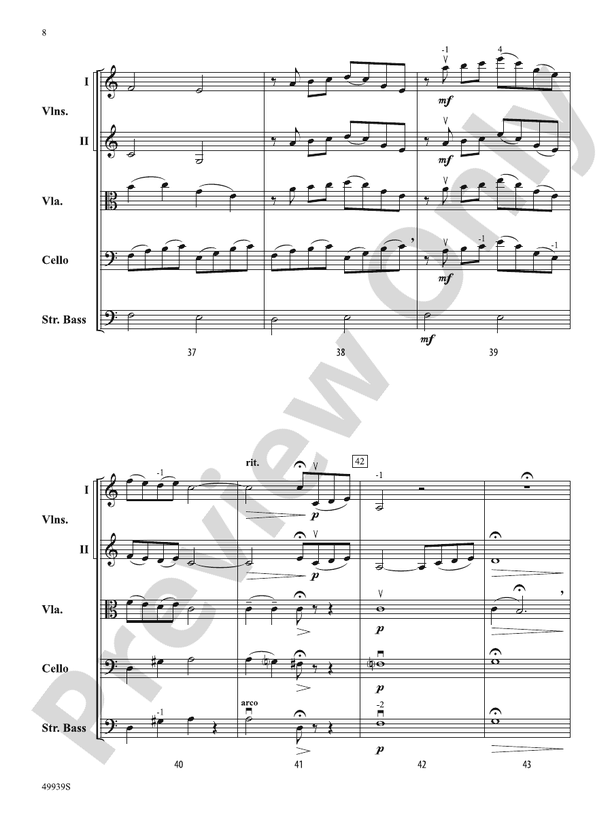 A Tender Moment in Time - String Orchestra Conductor Score & Parts (Digital Download)