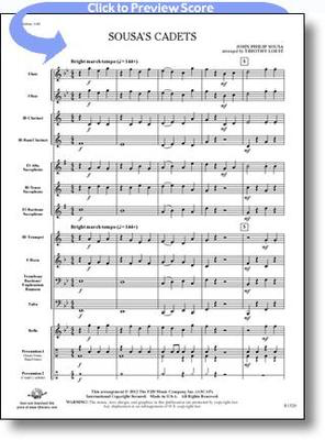 Sousa's Cadets - Timothy Loest FJH Music Company Score/Parts