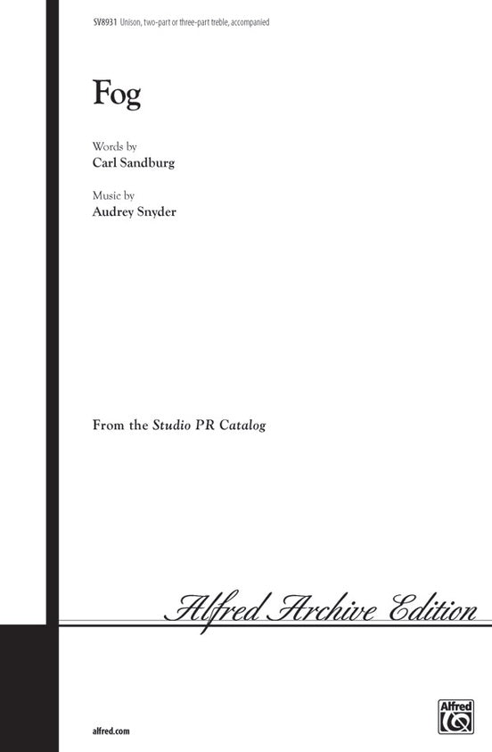 Fog – Unison, 2-Part, or 3-Part Treble Choral Octavo (Digital Download)