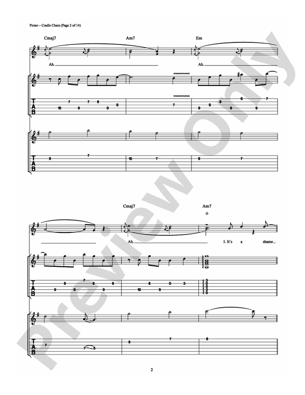 Cradle Chain - Guitar TAB (Digital Download)