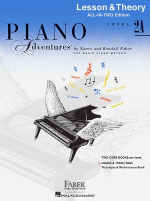 Piano Adventures All-In-Two Level 2A - Piano Lesson & Theory Book by Faber/Faber Hal Leonard 119904