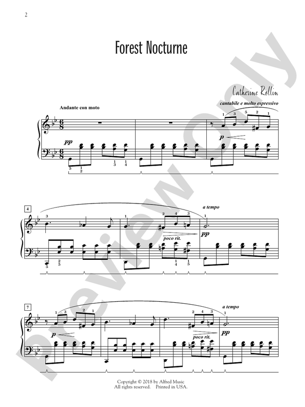 Three Romances - Piano Suite - Piano (Digital Download)