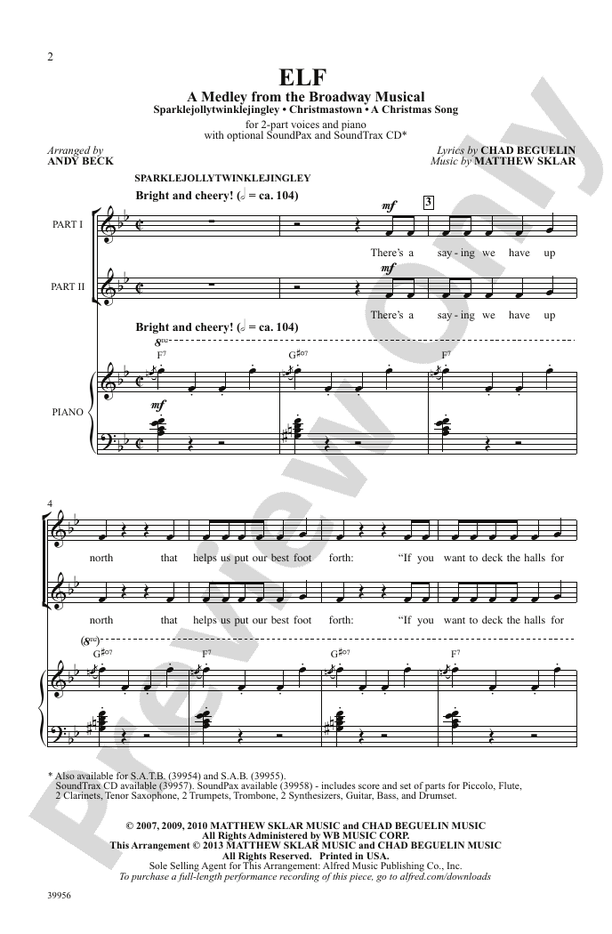 Elf! – 2-Part Choral Octavo (Digital Download)