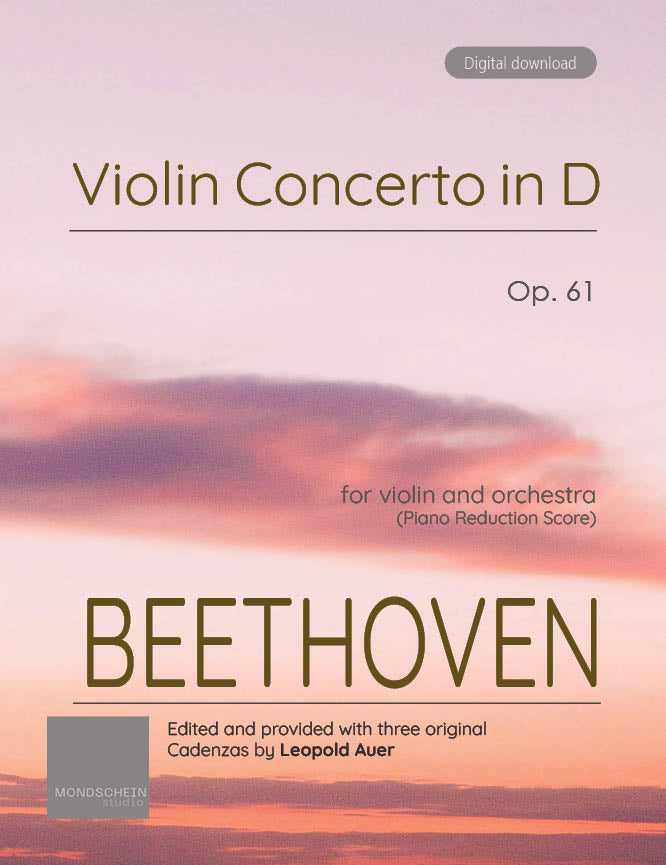 Beethoven - Violin Concerto in D, Op. 61 - Violin Part (Digital Download)