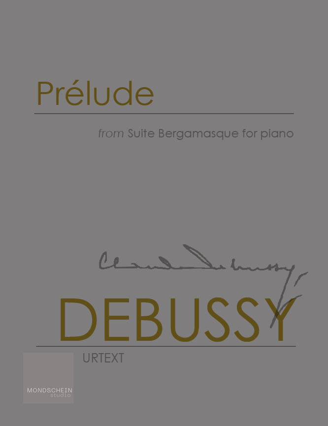 Debussy - Prelude from Suite Bergamasque - Mondschein Studio - Piano (Digital Download)