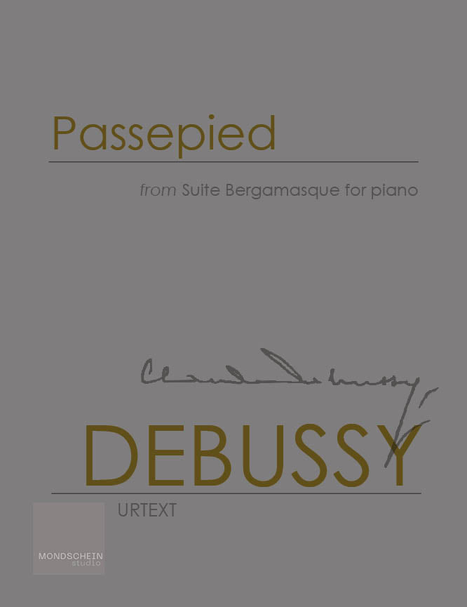 Debussy - Passepied from Suite Bergamasque - Mondschein Studio - Piano (Digital Download)