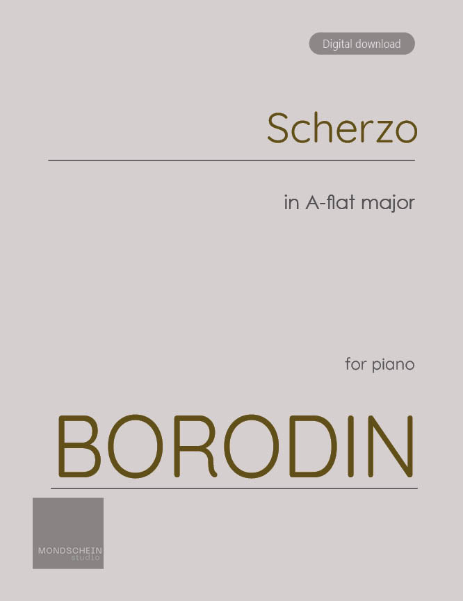 Borodin - Scherzo in A-flat major - Mondschein Studio - Piano (Digital Download)