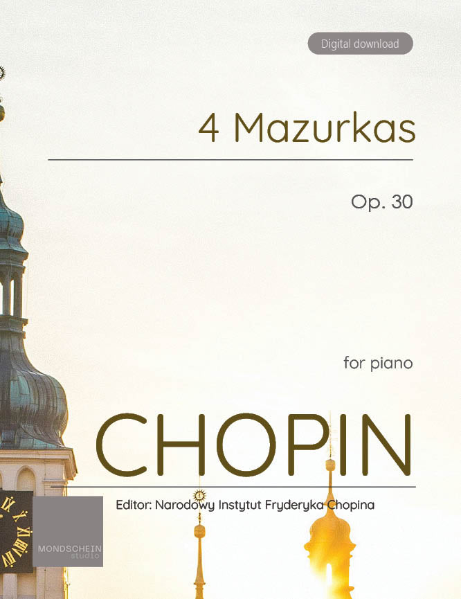 Chopin - 4 Mazurkas, Op. 30 - Mondschein Studio - Piano (Digital Download)