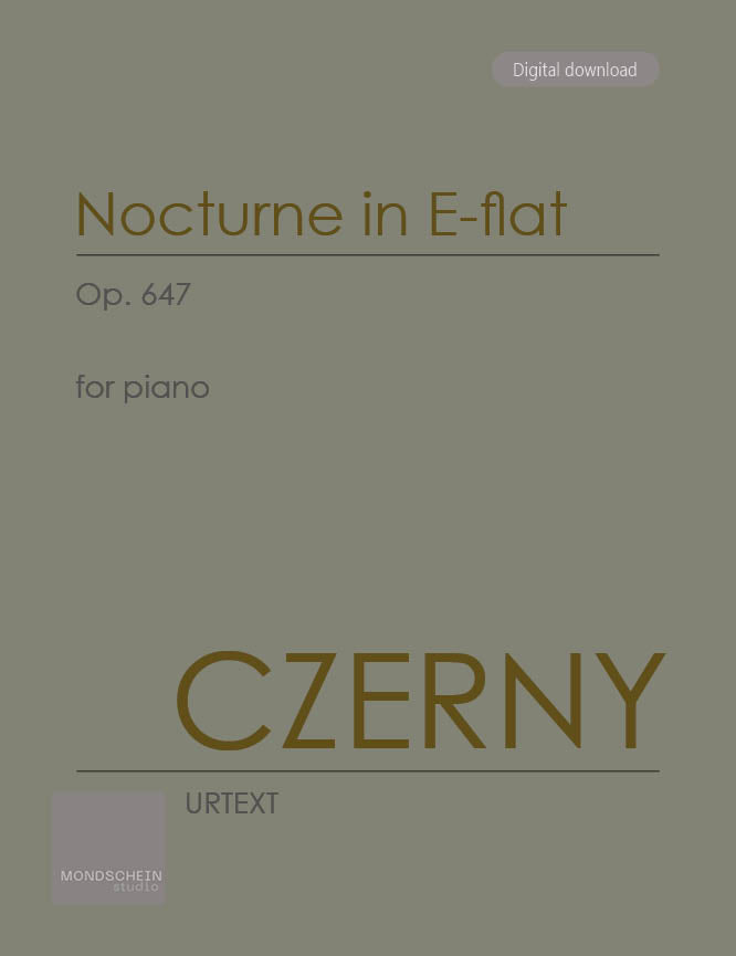 Czerny - Nocturne, Op. 647 - Piano (Digital Download)