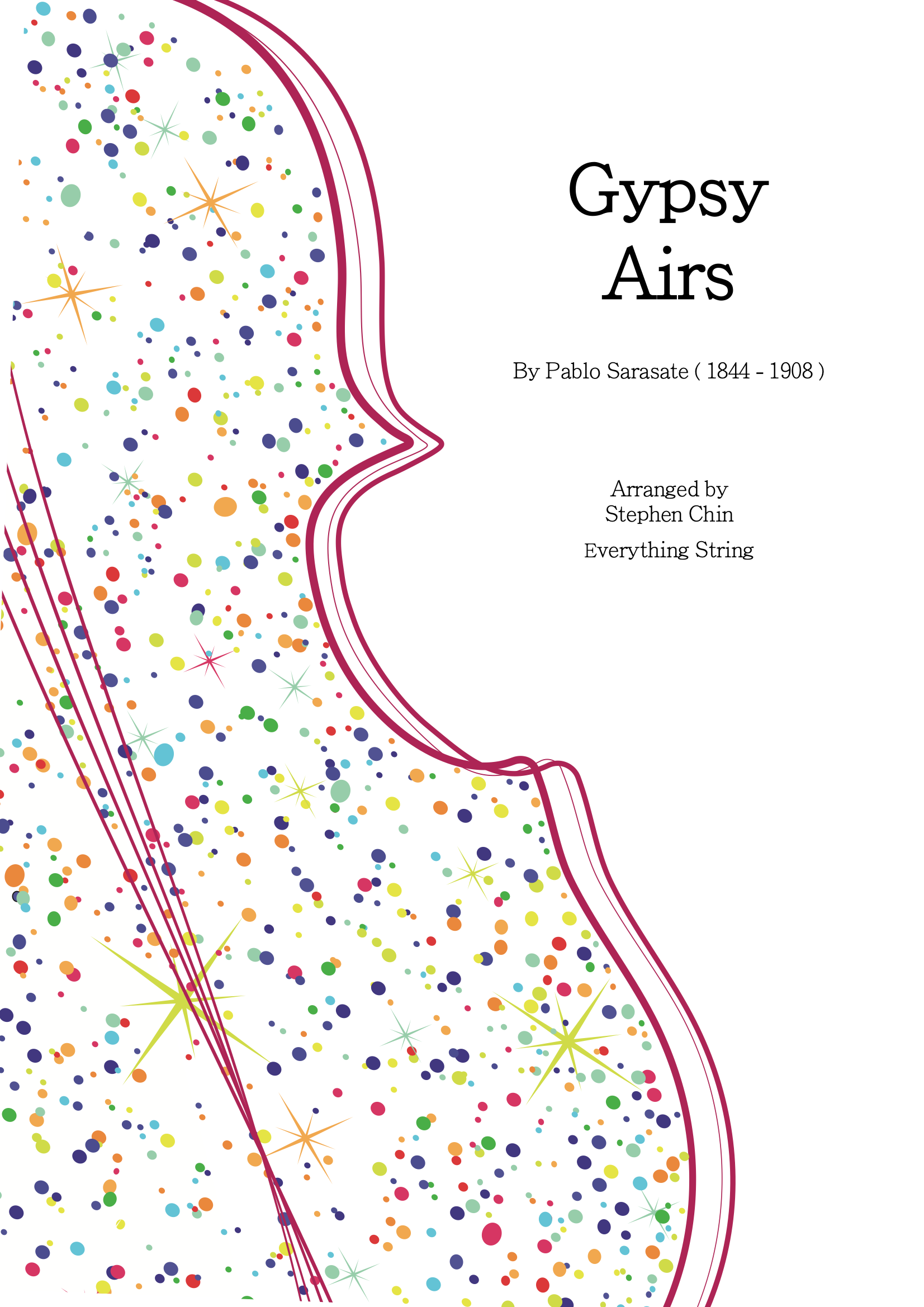 Gypsy Airs - Stephen Chin - String Orchestra Conductor Score & Parts (Digital Download)