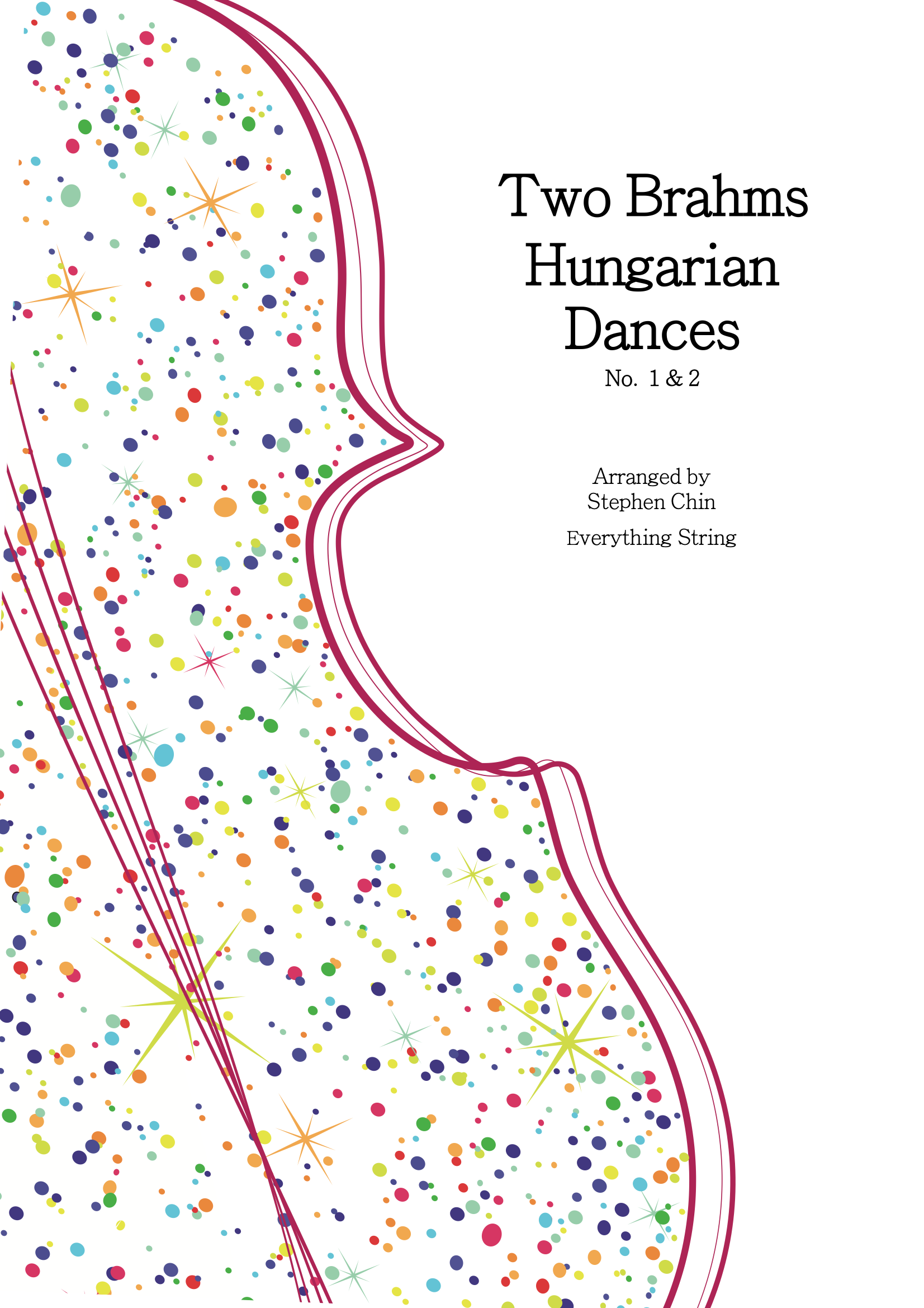 Two Brahms Hungarian Dances - Arr. Stephen Chin - String Orchestra Conductor Score & Parts (Digital Download)