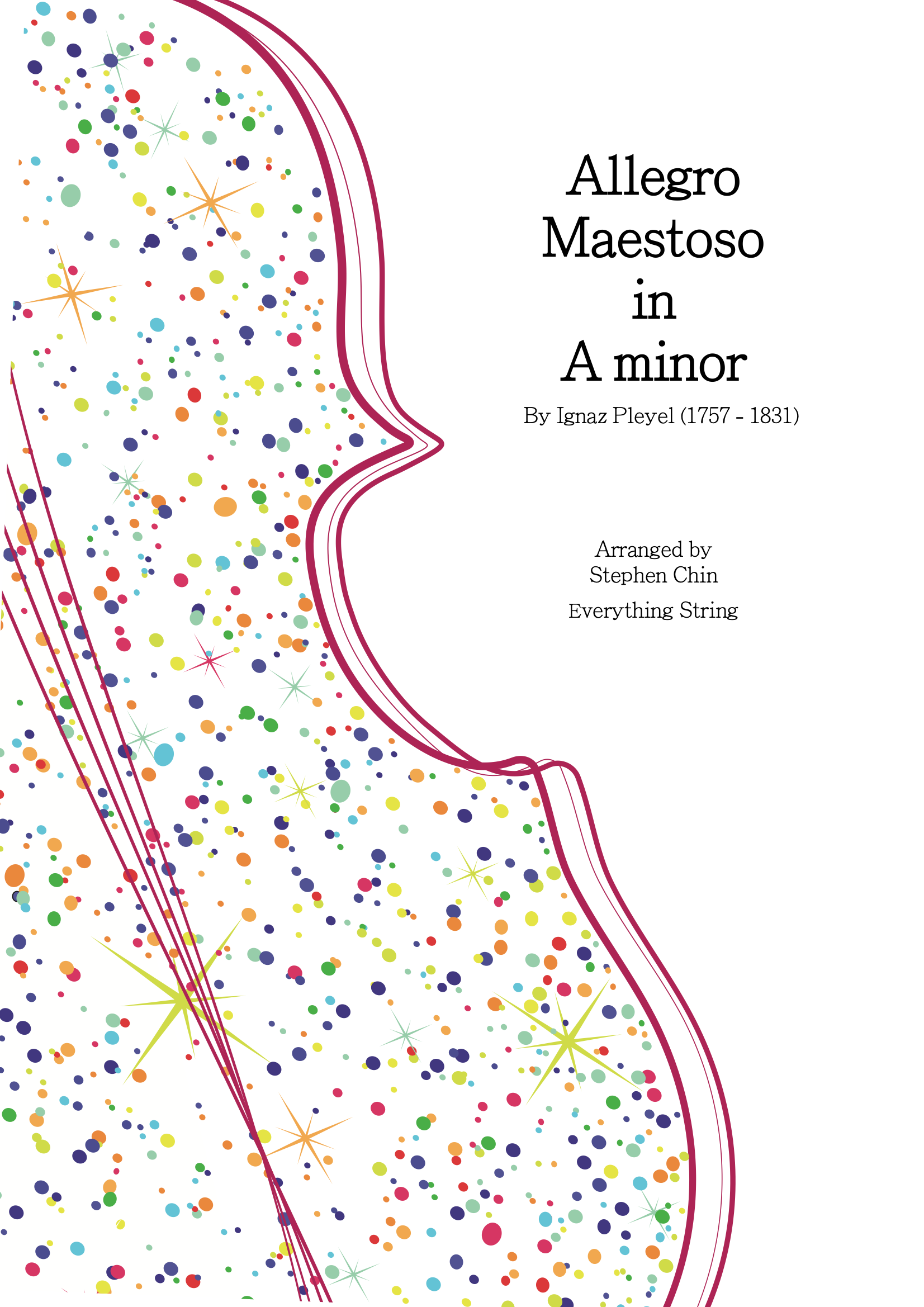 Pleyel - Allegro Maestoso in Amin - Arr. Stephen Chin - String Orchestra Conductor Score & Parts (Digital Download)