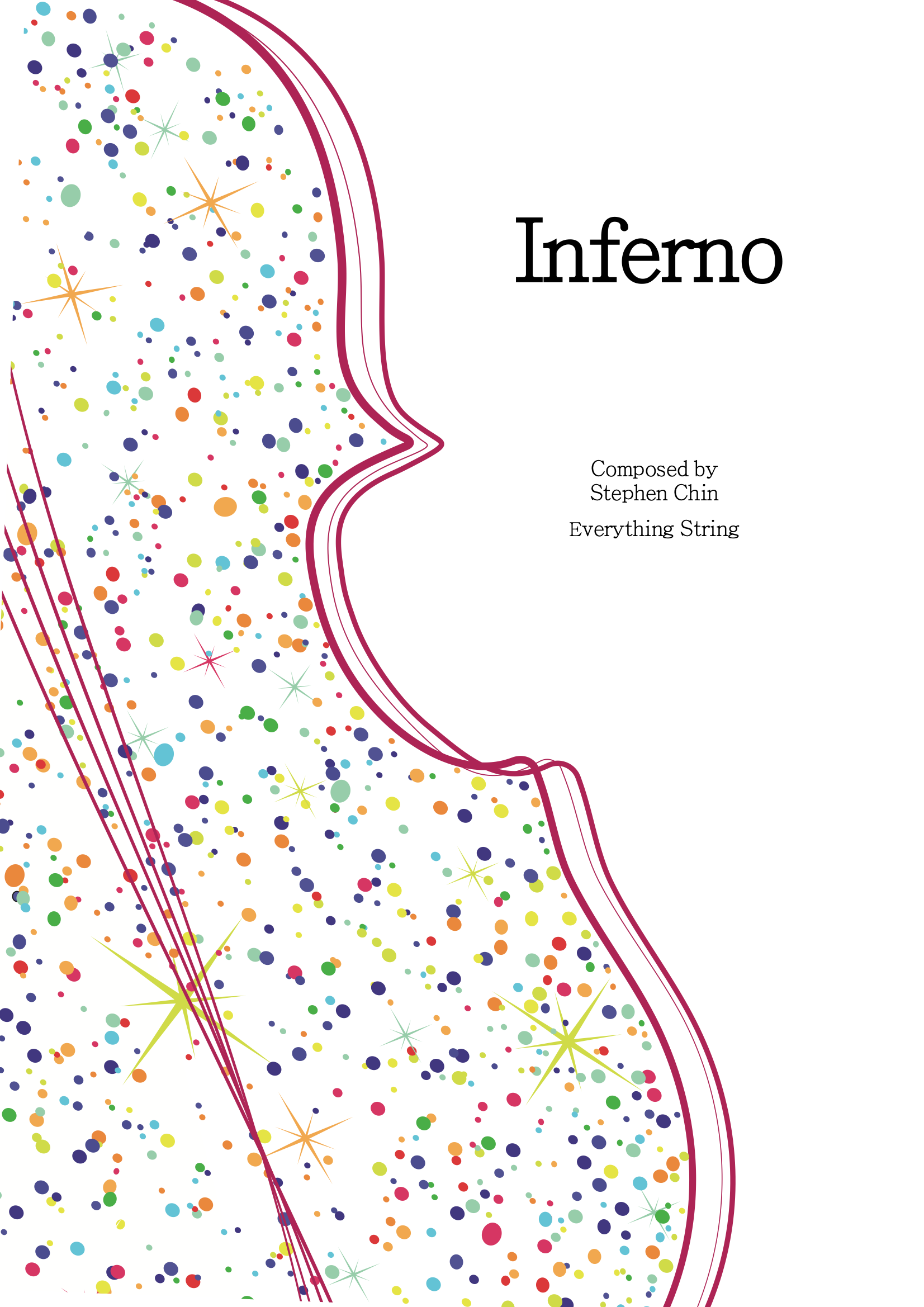 Inferno - Stephen Chin - String Orchestra Conductor Score & Parts (Digital Download)