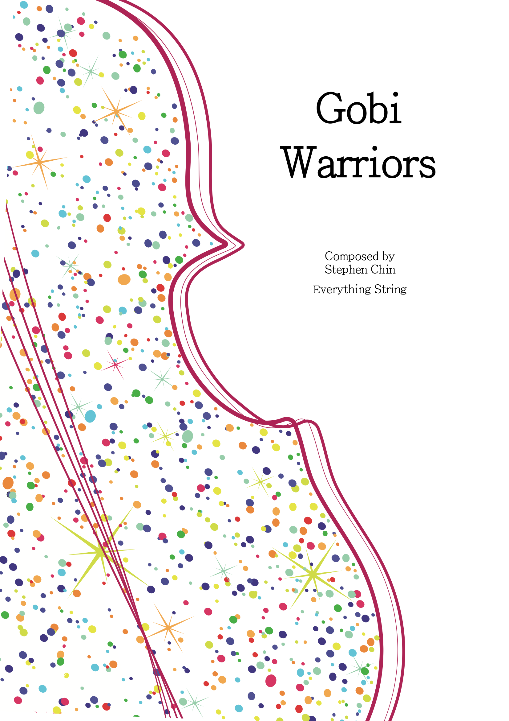 Gobi Warriors - Stephen Chin - String Orchestra Conductor Score & Parts (Digital Download)
