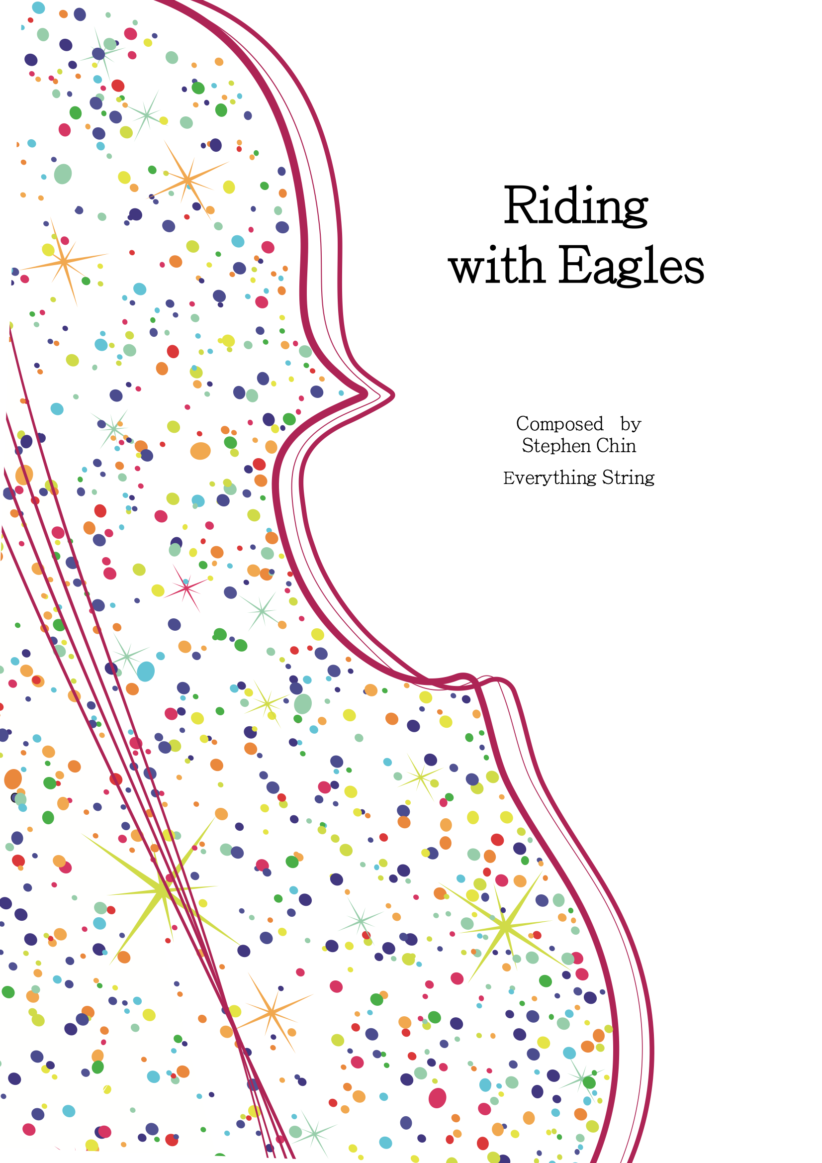 Riding with Eagles - Stephen Chin - String Orchestra Conductor Score & Parts (Digital Download)