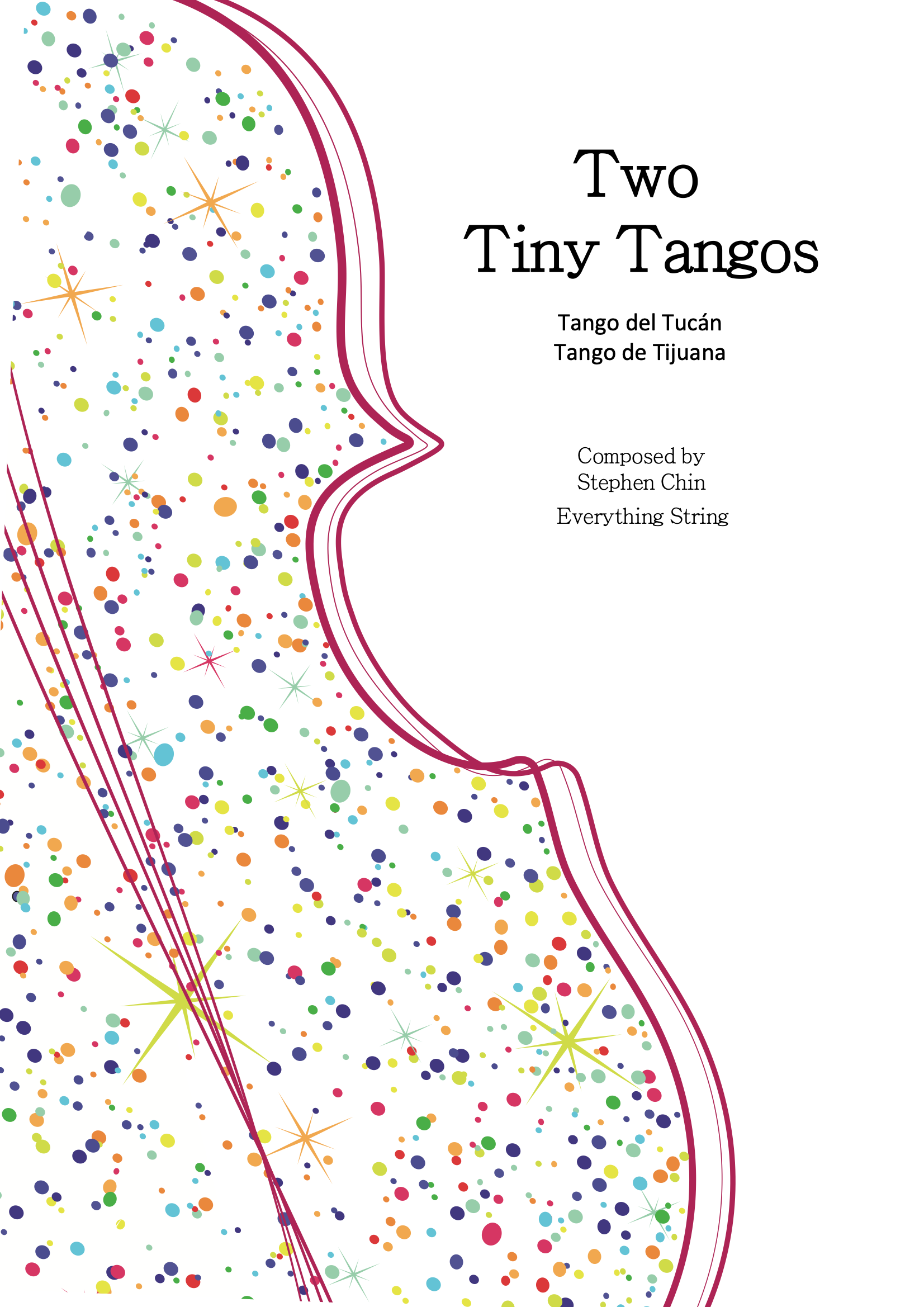Two Tiny Tangos - Stephen Chin - String Orchestra Conductor Score & Parts (Digital Download)