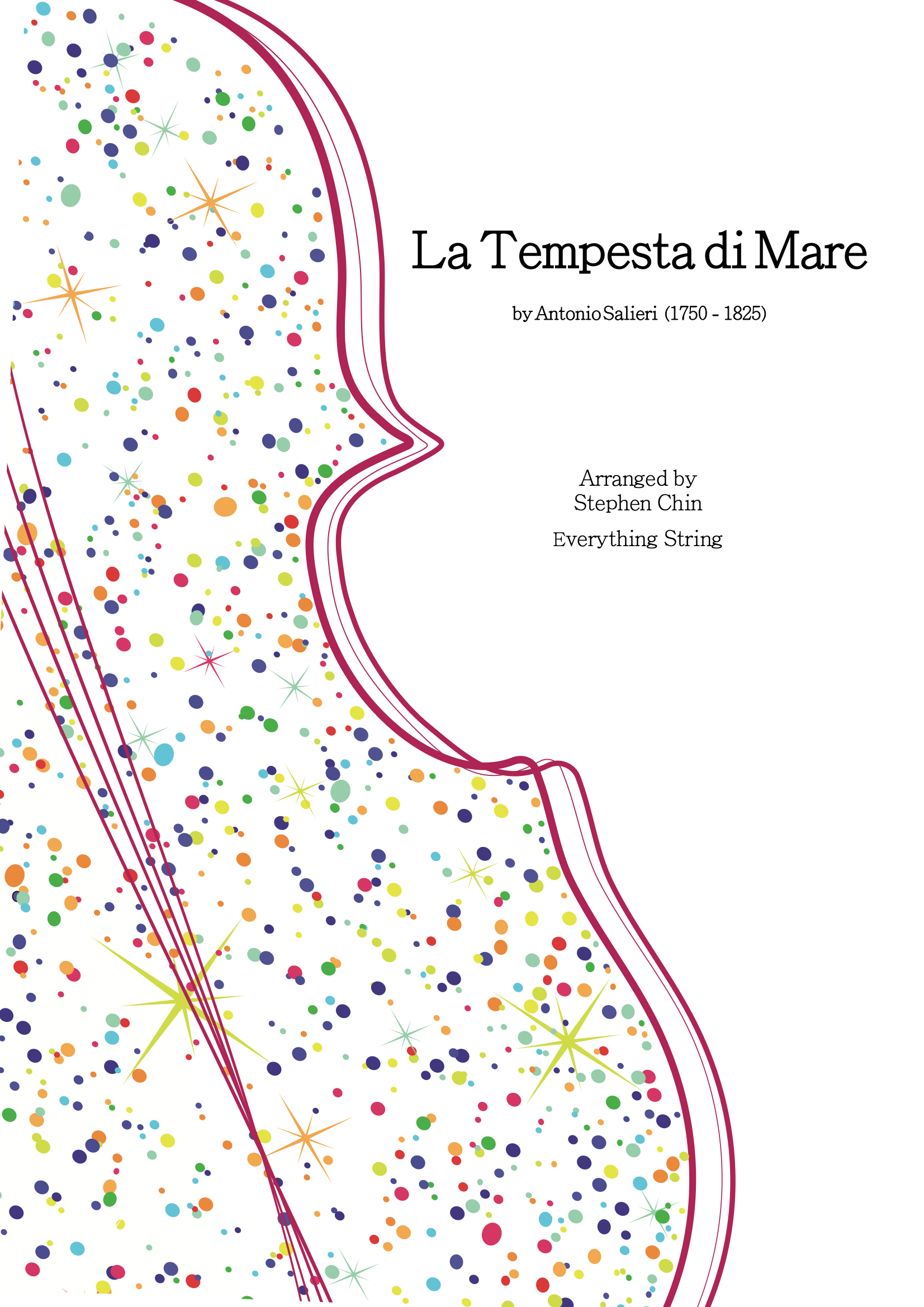 La Tempesta di Mare - Arr. Stephen Chin - String Orchestra Conductor Score & Parts (Digital Download)