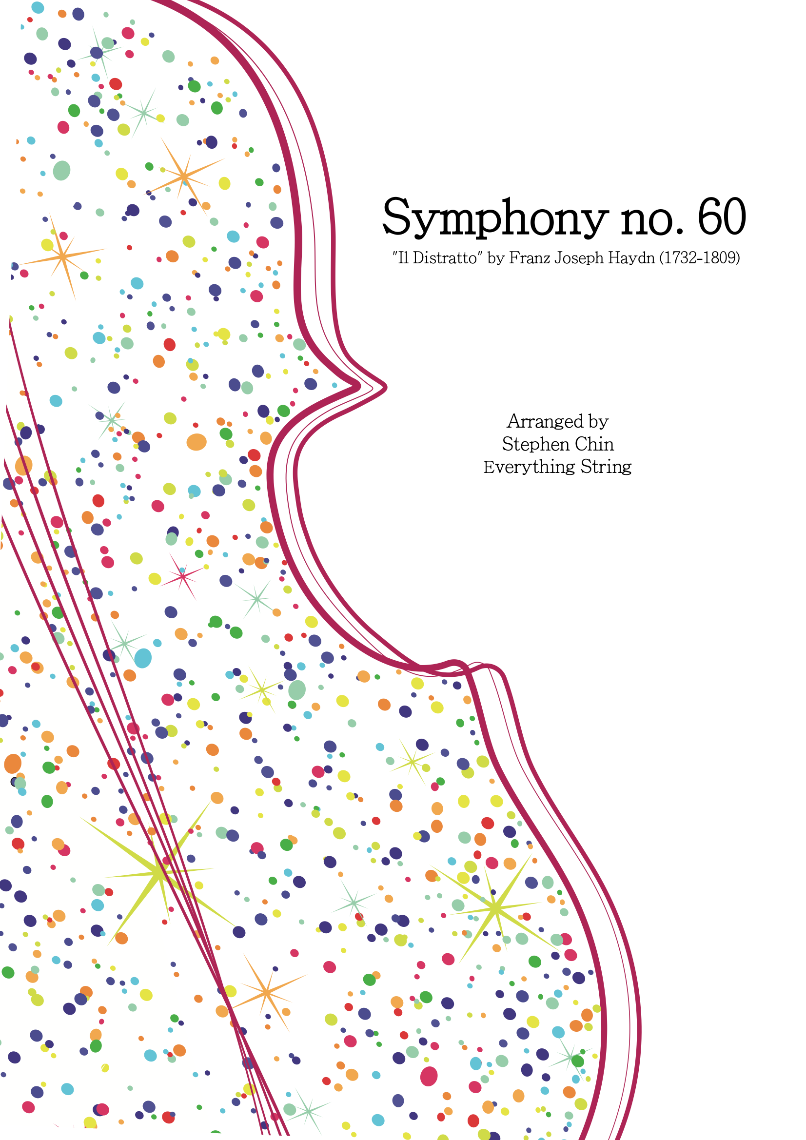 Symphony no. 60 (I) - Arr. Stephen Chin - String Orchestra Conductor Score & Parts (Digital Download)