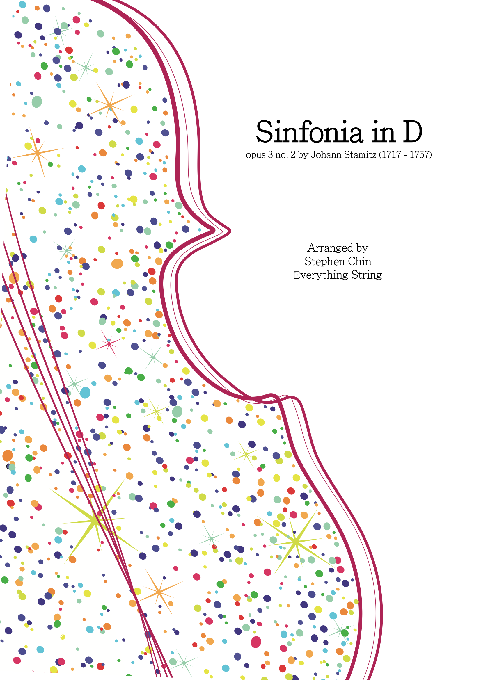 Sinfonia in D (I) - Arr. Stephen Chin - String Orchestra Conductor Score & Parts (Digital Download)