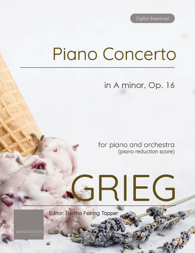 Grieg - Piano Concerto in A minor, Op. 16 - Piano (Digital Download)