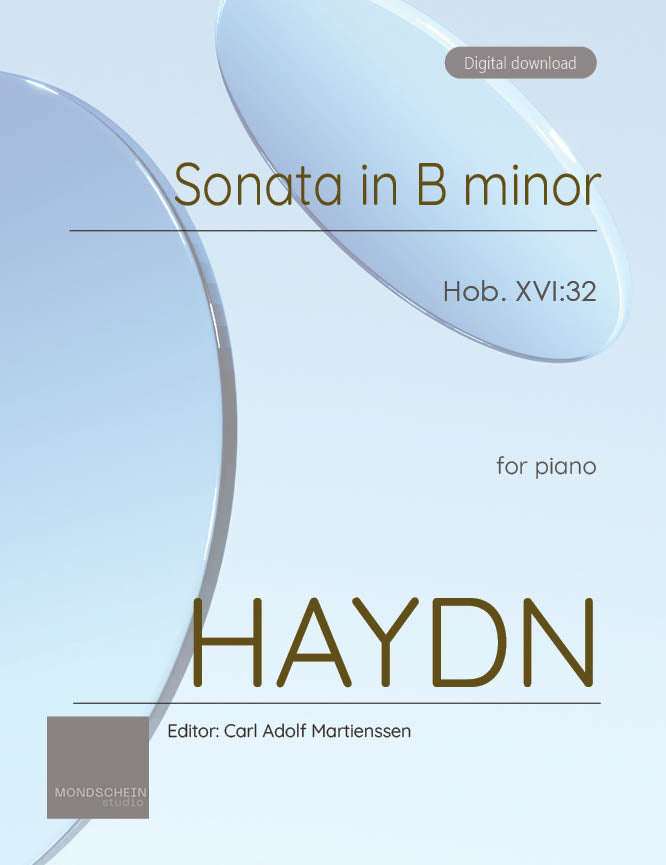 Haydn - Sonata in B minor, Hob. XVI:32 - Mondschein Studio - Piano (Digital Download)