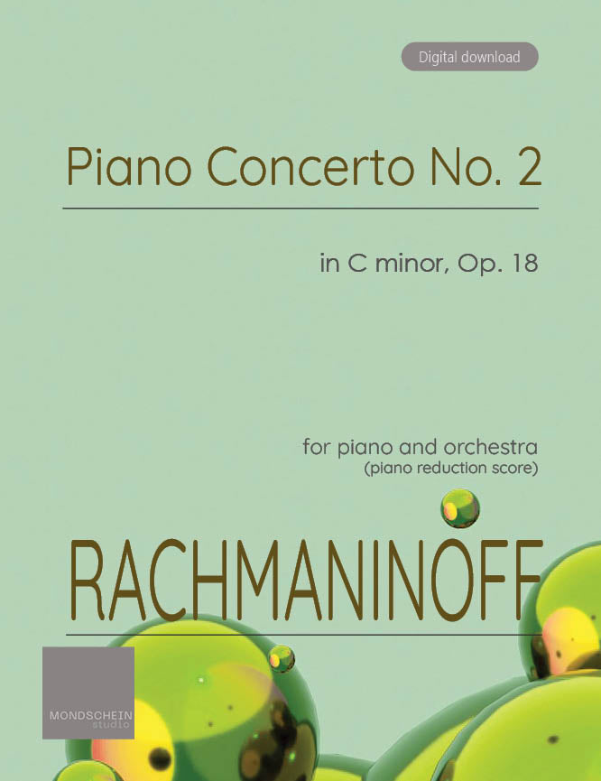 Rachmaninoff - Piano Concerto No. 2 in C minor, Op. 18 - Mondschein Studio - Piano (Digital Download)