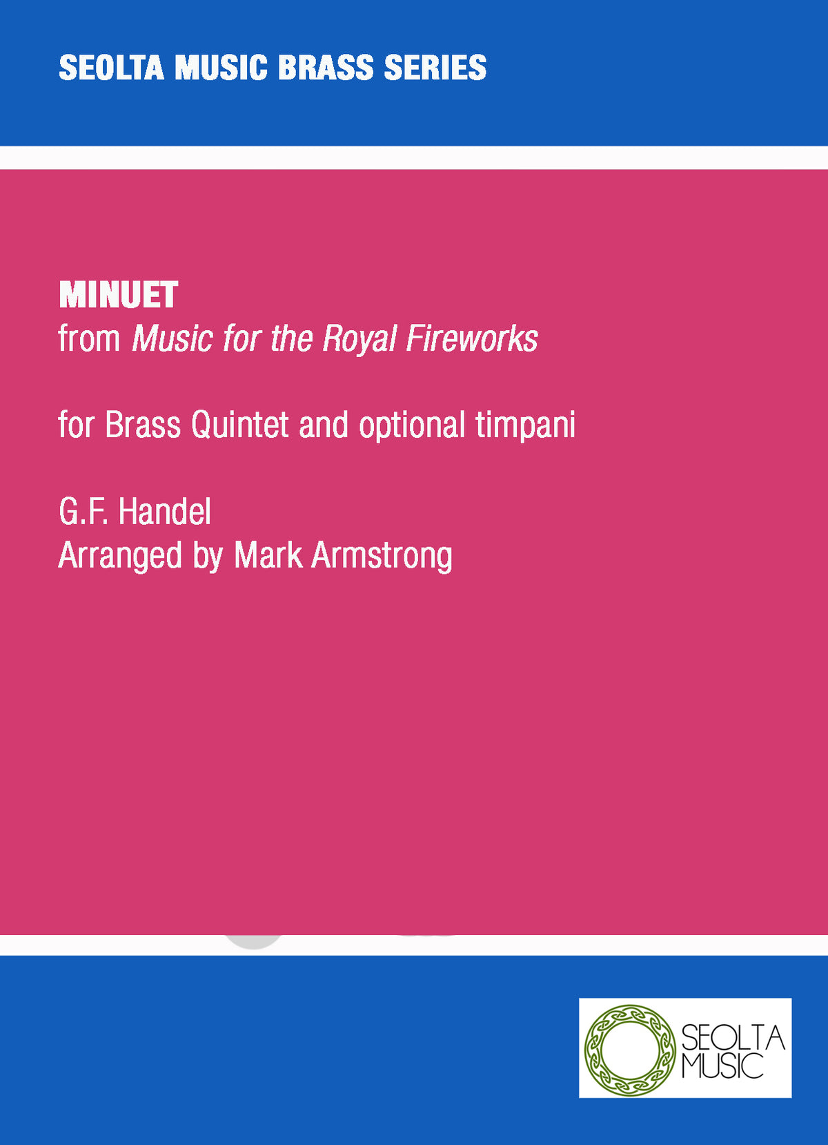 Minuet from Fireworks Music (Brass Quintet) - Brass Ensemble Score/Parts (Digital Download)