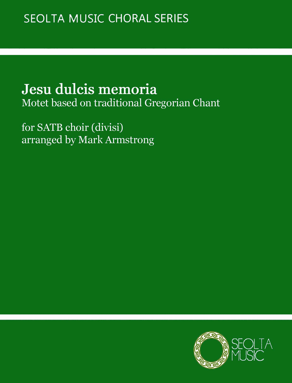 Jesu dulcis memoria (motet on Gregorian theme) - SATB Choir divisi a Cappella (Digital Download)
