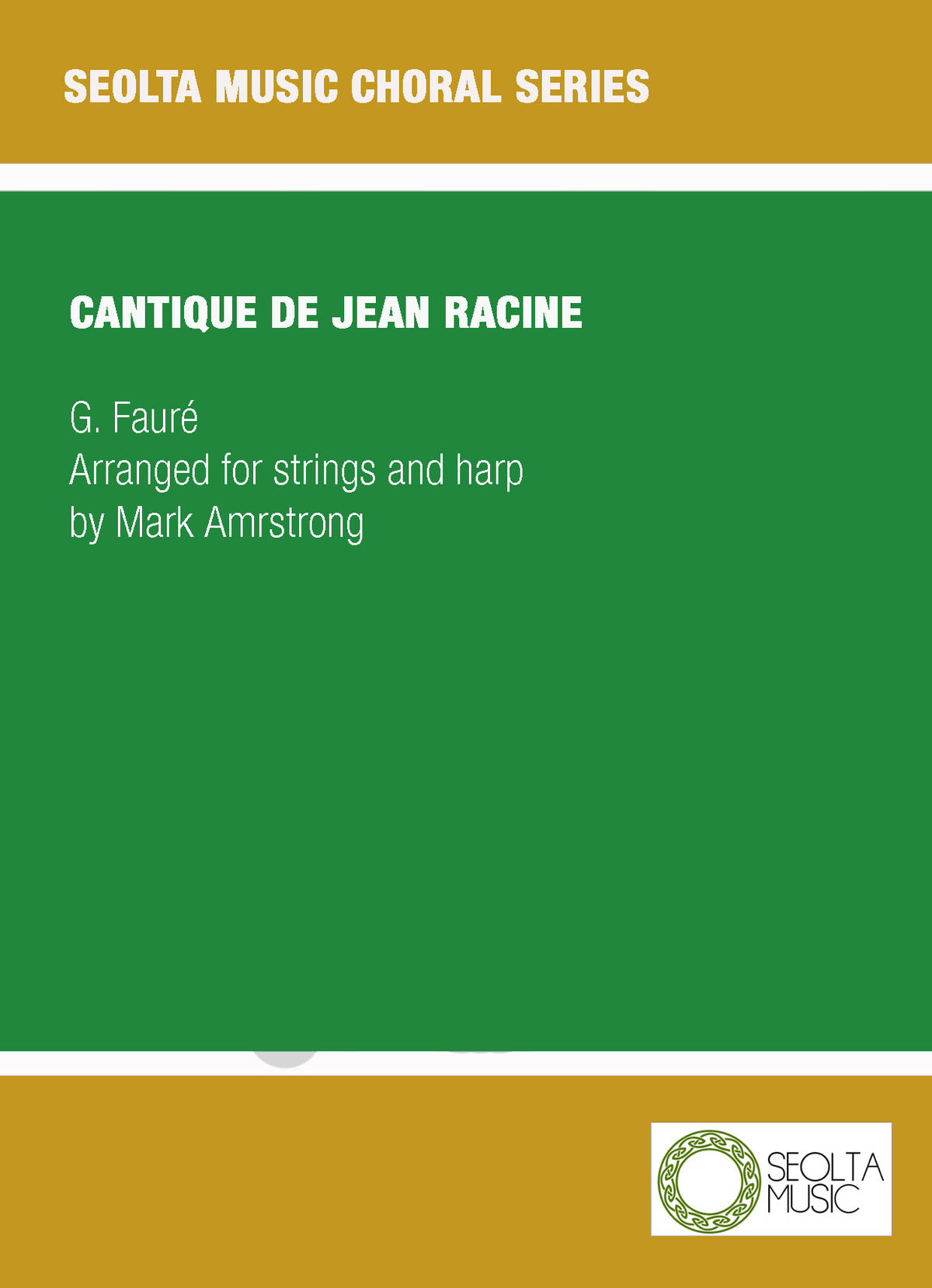 Cantique de Jean Racine (strings and harp parts only) - Choir & Orchestra Score/Parts (Digital Download)