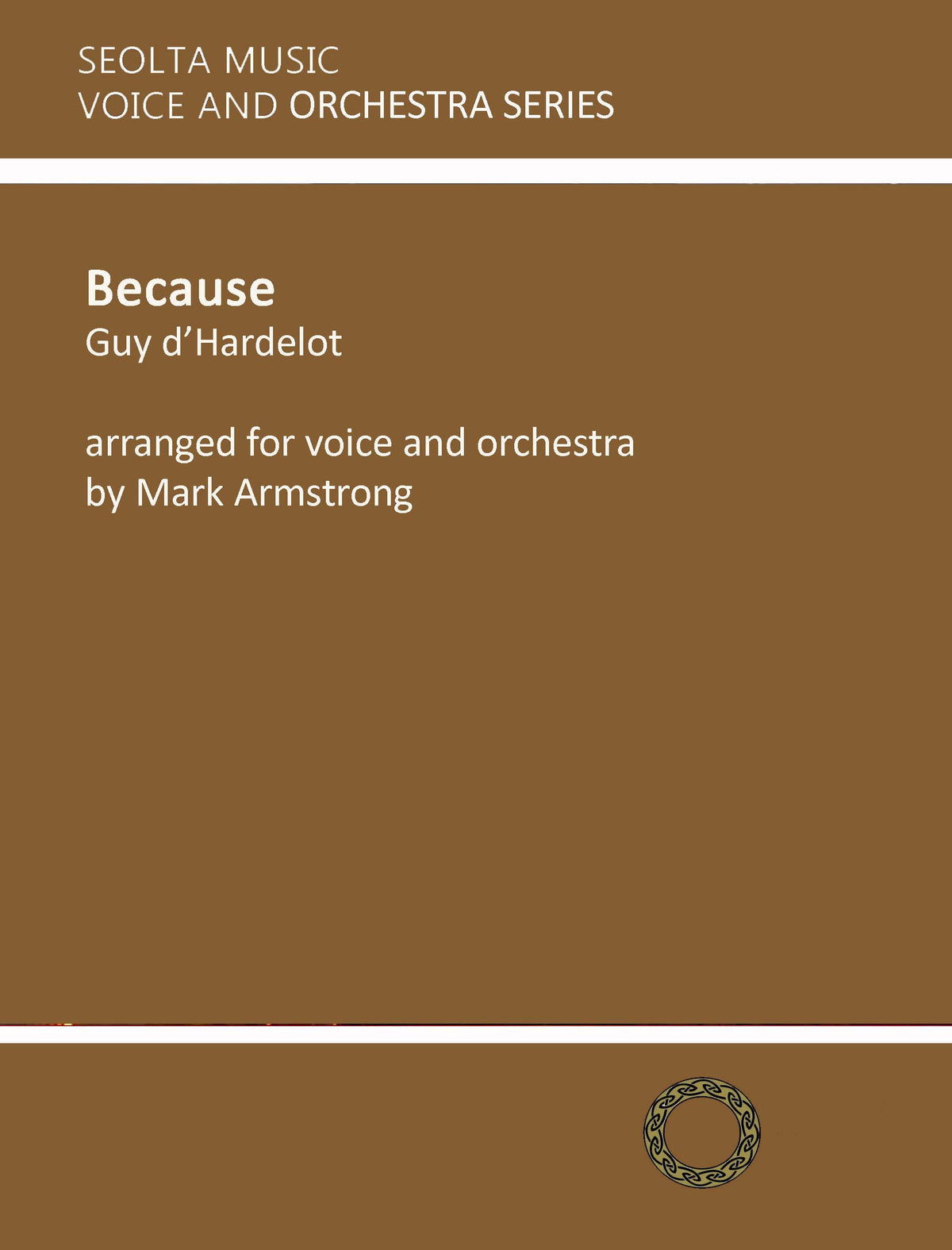 Because - Solo Voice & Orchestra Score/Parts (Digital Download)