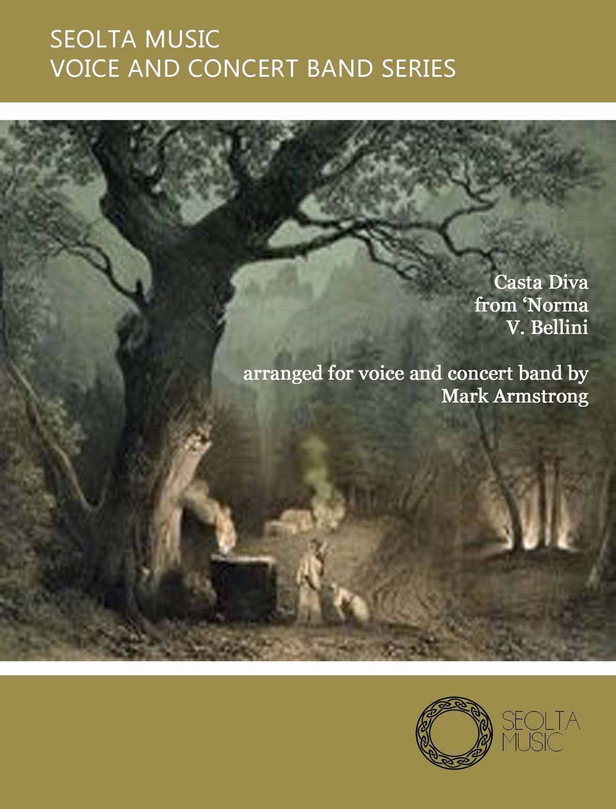 Casta Diva (from 'Norma') - Soprano Solo & Concert Band Score/Parts (Digital Download)