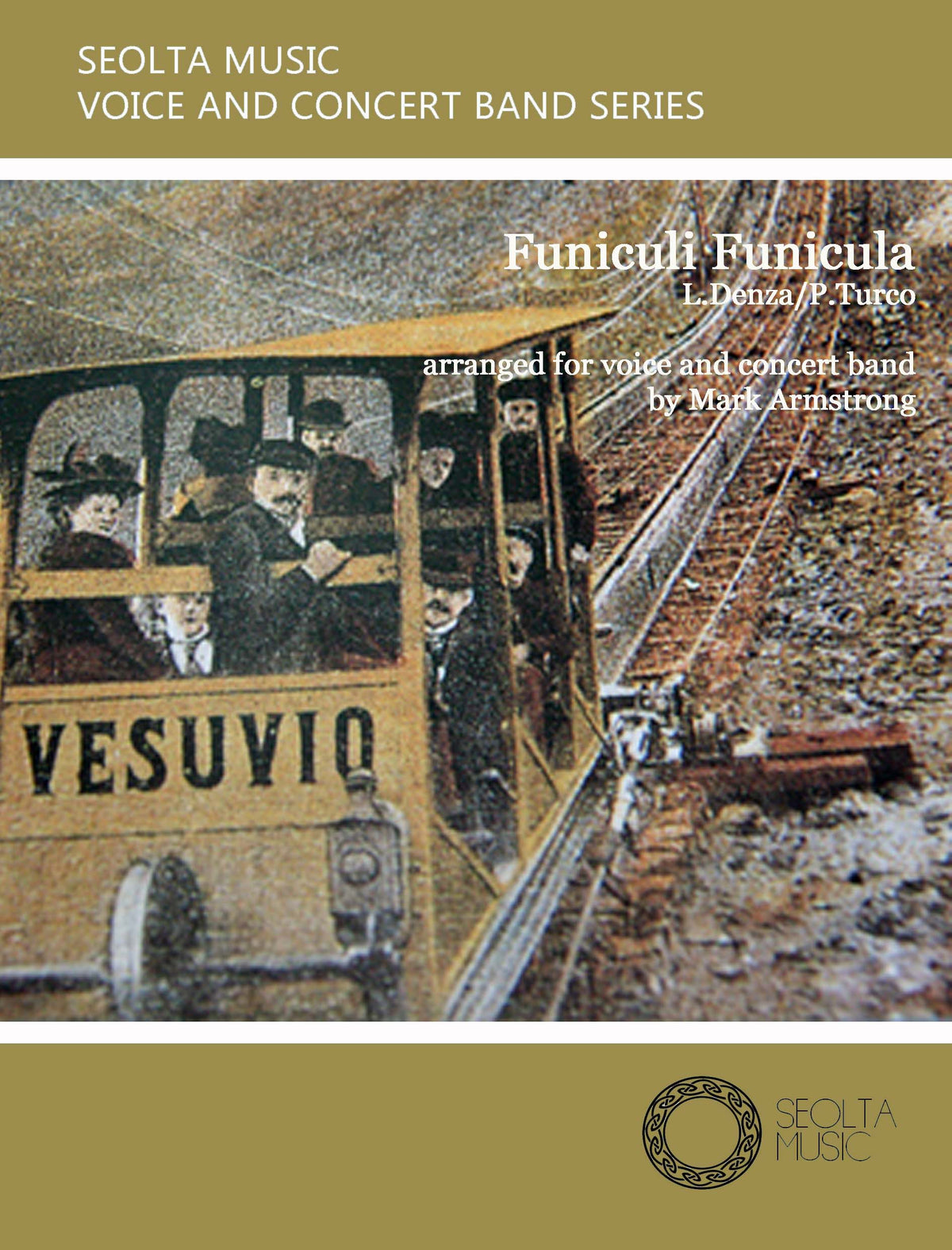 Funiculi, Funicula - Solo Voice & Concert Band Score/Parts (Digital Download)