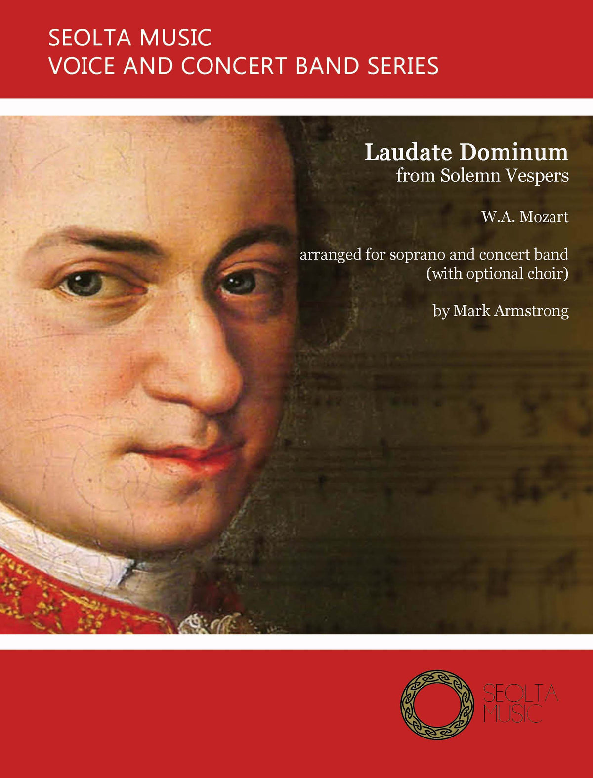 Laudate Dominum (from Mozart Vespers KV 339) - Soprano Solo, Concert Band & Optional Choir Score/Parts (Digital Download)