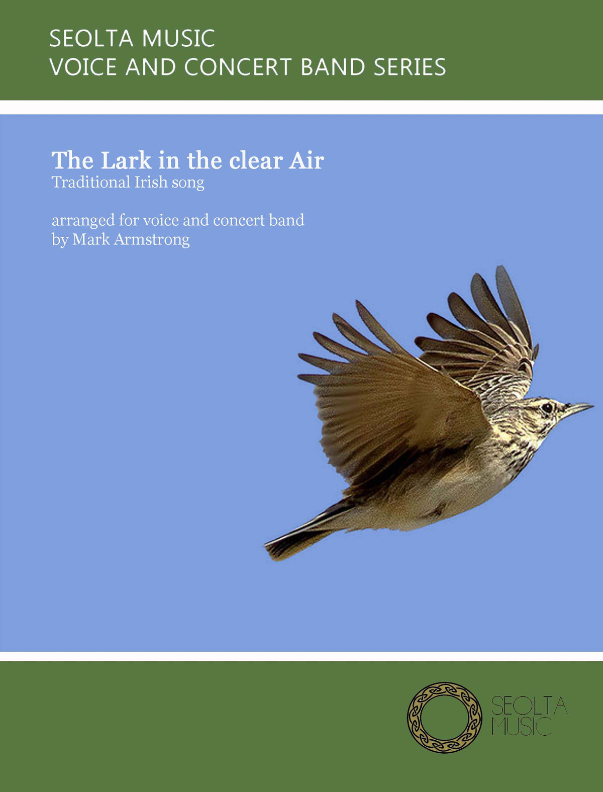 The Lark in the clear air - High Solo Voice & Concert Band Score/Parts (Digital Download)
