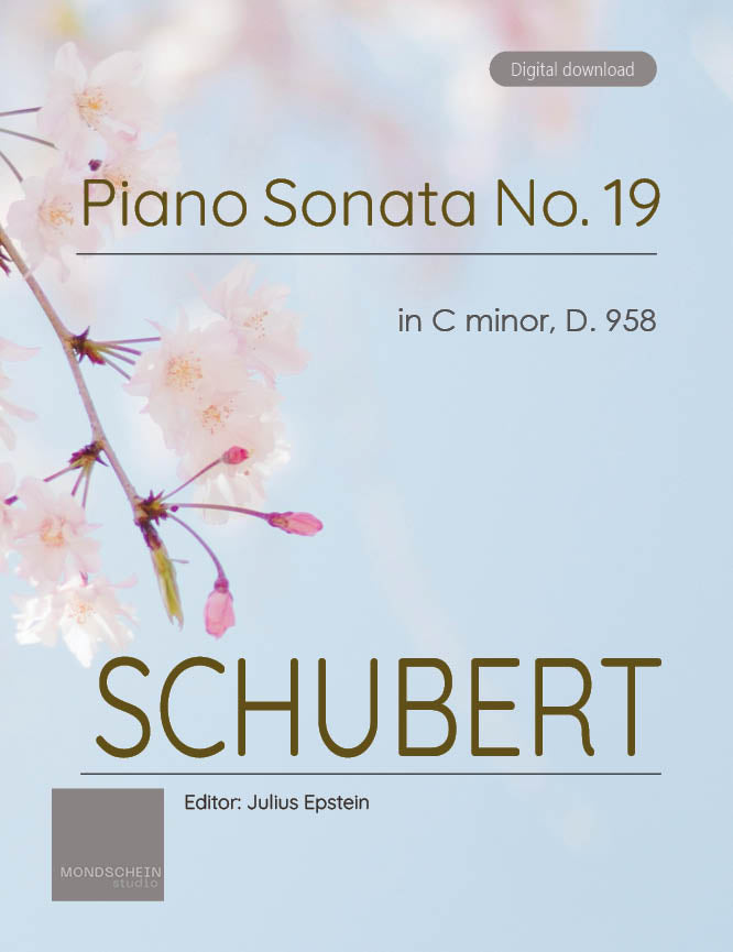 Schubert - Piano Sonata No. 19 in C minor, D. 858 - Piano (Digital Download)