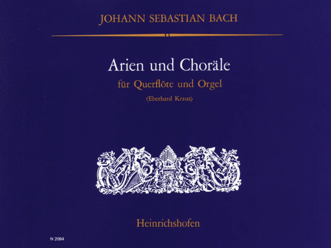 Bach - Arias & Chorales - Flute/Organ edited by Kraus Heinrichshofen N2094