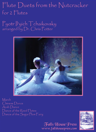 Tchaikovsky - Nutcracker Excerpts - 2 Flutes arranged by Potter Falls House 2F-P2